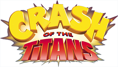 Crash of the Titans title screen for Nintendo DS